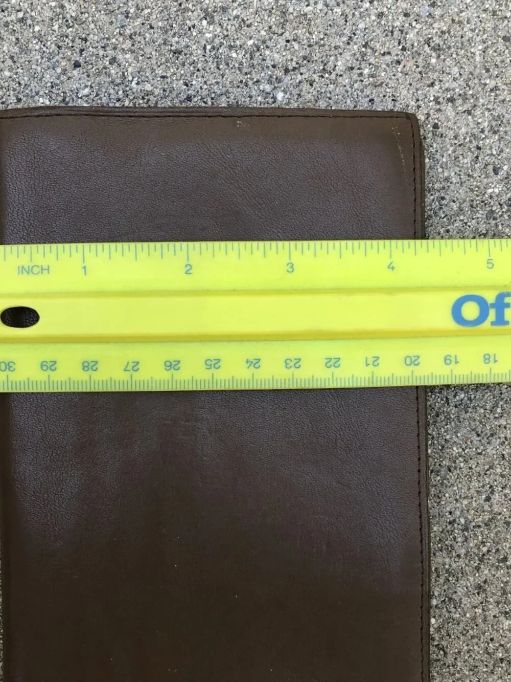 VTG Genuine Leather Cover Wallet Brown Unisex Card Holder 6